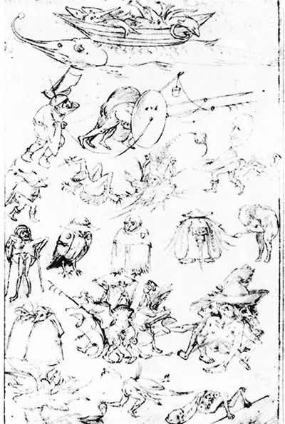 Studies of Monsters Hieronymus Bosch